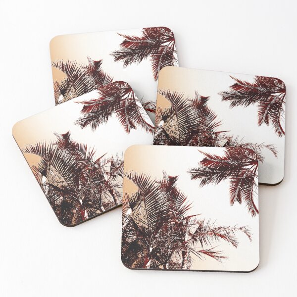 Item preview, Tropical Style Décor Palm Tree Fronds Sunkissed Bronze Hues designed and sold by Beachy.