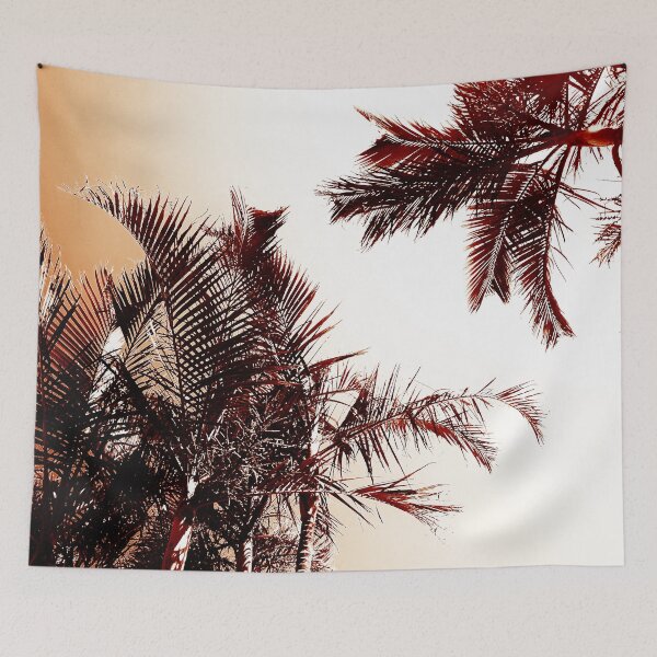 Item preview, Tropical Style Décor Palm Tree Fronds Sunkissed Bronze Hues designed and sold by Beachy.