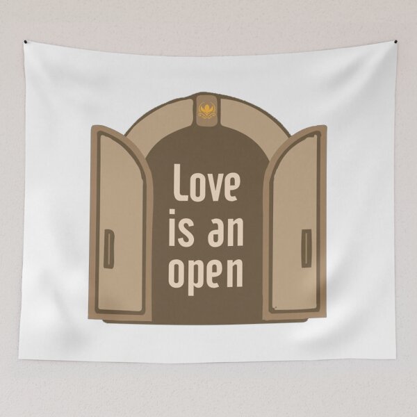 Item preview, Love is an open door designed and sold by maxhowarde.