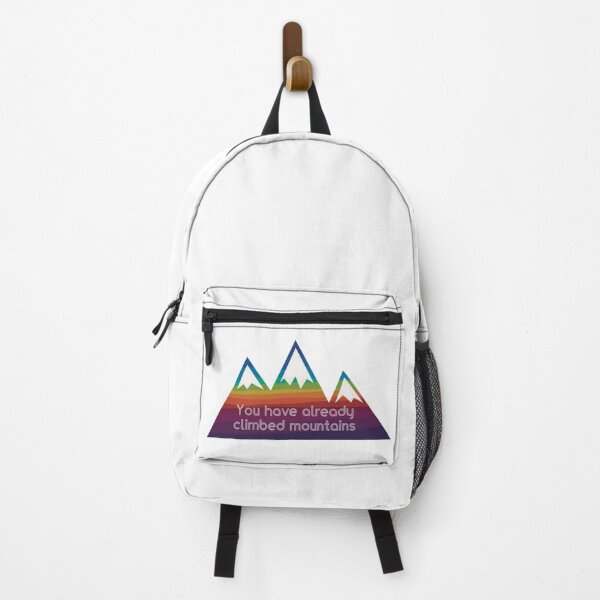 Item preview, You have already climbed mountains - rainbow colours designed and sold by Haiii-Designs.