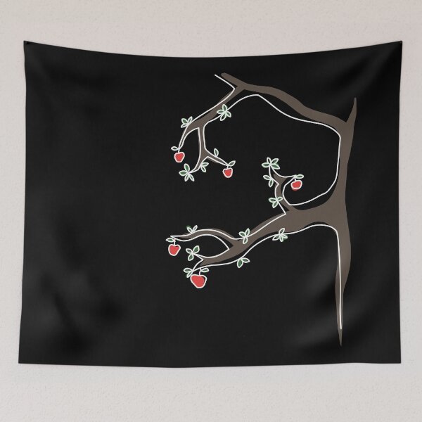 Item preview, Minimalist apple tree designed and sold by anycolorart.