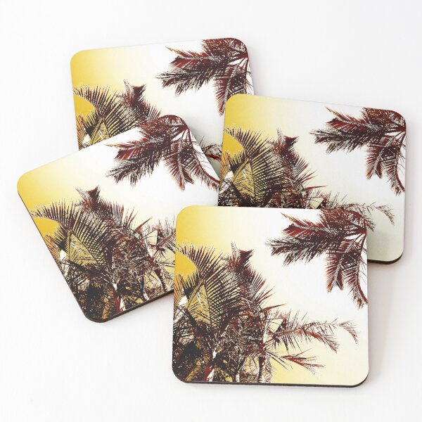 Item preview, Tropical Style Décor Palm Tree Fronds Sunkissed Warm Tones designed and sold by Beachy.