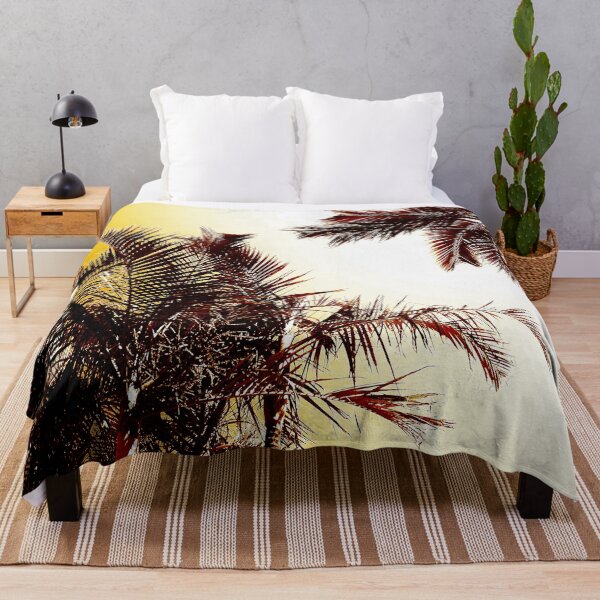Item preview, Tropical Style Décor Palm Tree Fronds Sunkissed Warm Tones designed and sold by Beachy.