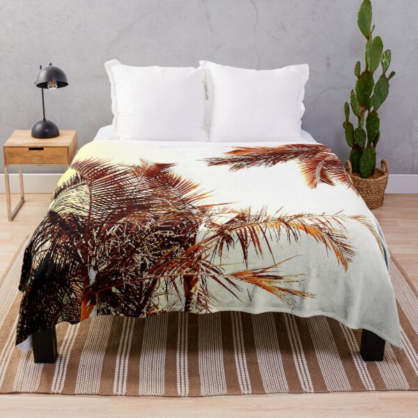 Item preview, Tropical Style Décor Palm Tree Fronds Sunkissed Bronze Colors designed and sold by Beachy.