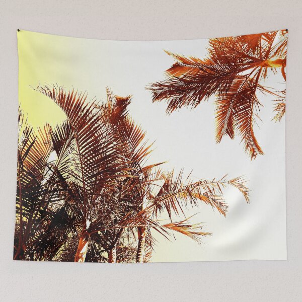 Item preview, Tropical Style Décor Palm Tree Fronds Sunkissed Bronze Colors designed and sold by Beachy.