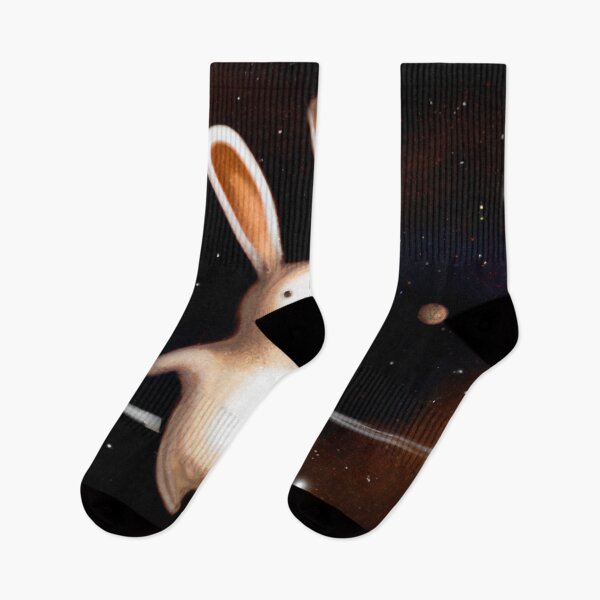 Item preview, Bunny in space-Edited AI generated art designed and sold by Frostp.