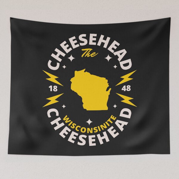 Item preview, Cheesehead - Wisconsin State People Nickname designed and sold by Ranggasme.