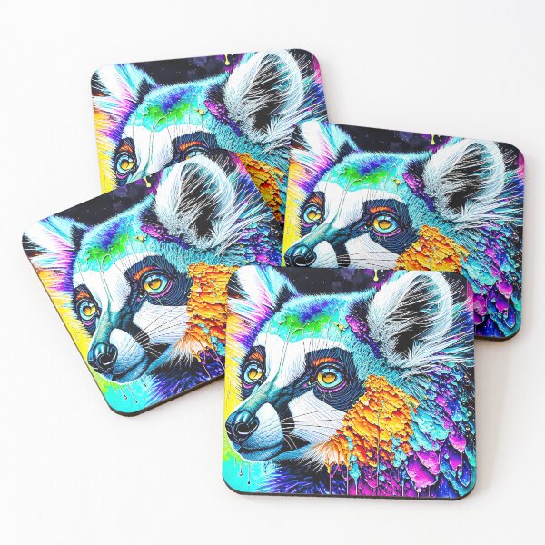 Item preview, Rainbow Lemur Splash designed and sold by Elisabeth Lucas.