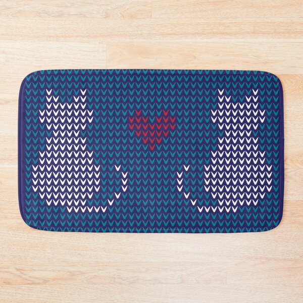 Item preview, Cat love knit pattern design for crocheters, knitters, cat people designed and sold by wondertree.