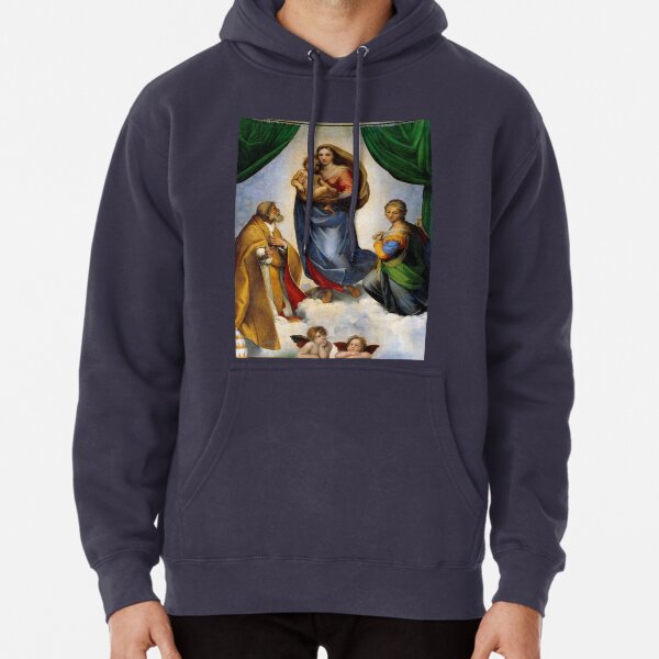 Raphael Sistine Madonna Pullover Hoodie