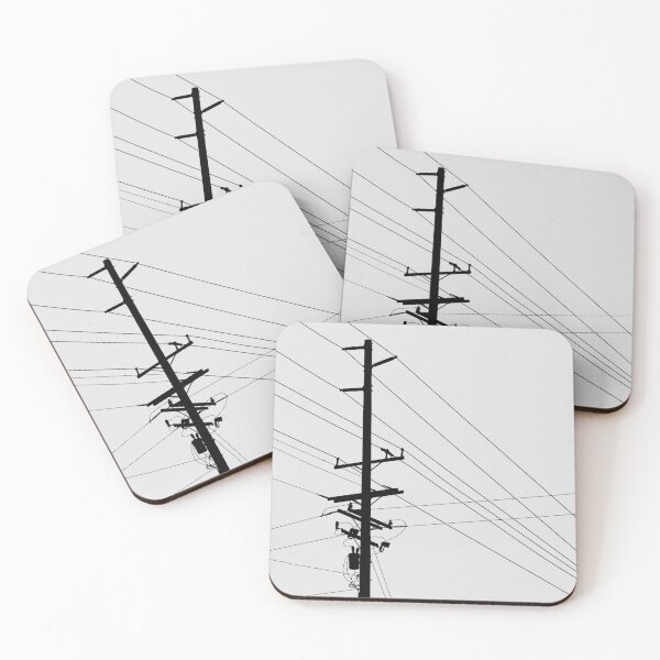 Item preview, Electricity wires pylon landscape  designed and sold by TinyArtCorner.