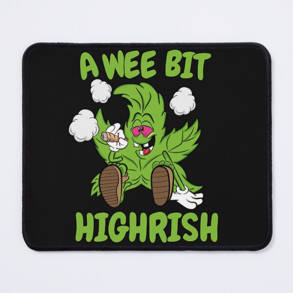 Item preview, A Wee Bit Highrish Funny Weed Marijuana St Patricks Day designed and sold by TotalDesine.