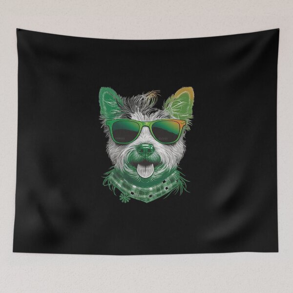 Item preview, Funny Yorkshire st patricks day Irish Dog saint patrick day designed and sold by Cheeeeky.
