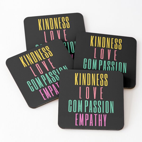 Item preview, Kindness Love Compassion Empathy designed and sold by SpeakLifeHQ.