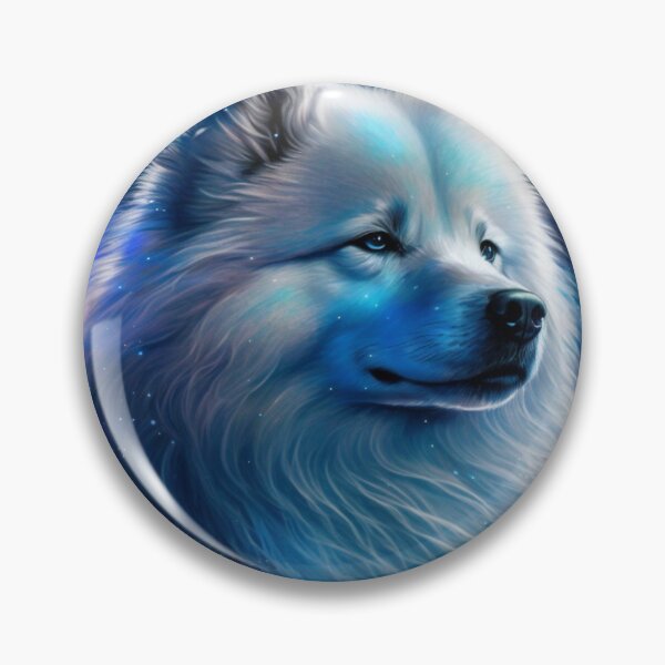 Item preview, Luminous Samoyed designed and sold by Nocturne  Paws.