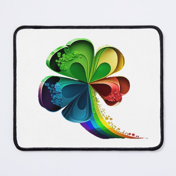 Item preview, Rainbow 4 Leaf Clover For St.Patrick's Day designed and sold by T3goods.