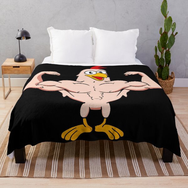 Item preview, The Hen with the Iron Wings: A Cartoon Chicken's Workout Routine designed and sold by Colorful Dreams.