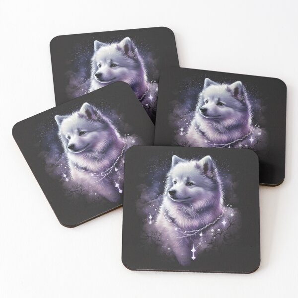Item preview, Sparkling Samoyed Puppy designed and sold by Nocturne  Paws.