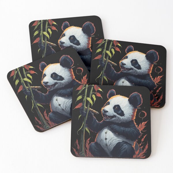 Item preview, Cute Panda Design - Adorable Panda with Bamboo Leaves" designed and sold by Digitlartmaster.