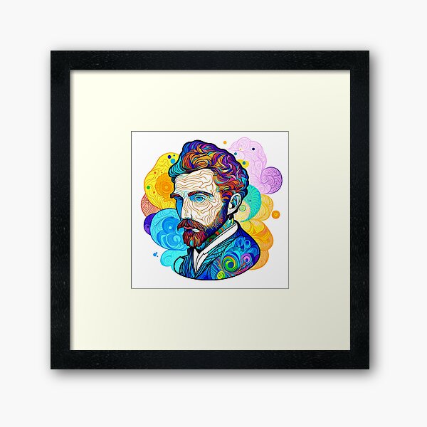 Item preview, Illustration abstraite de Van Gogh designed and sold by theZandako.