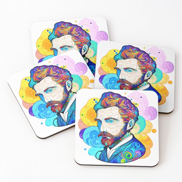 Item preview, Van Gogh abstract illustration designed and sold by theZandako.