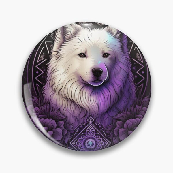 Item preview, Sorcerous Samoyed designed and sold by Nocturne  Paws.