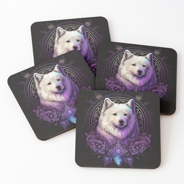 Item preview, Sorcerous Samoyed designed and sold by Nocturne  Paws.