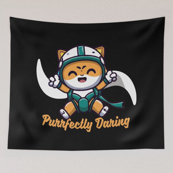 Item preview, Paws in the Clouds: A Cat's Exhilarating Skydiving Experience designed and sold by Colorful Dreams.