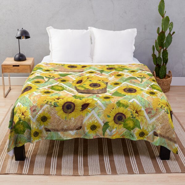 Item preview, Zig Zag Sunny Sunflowers designed and sold by purplesensation.