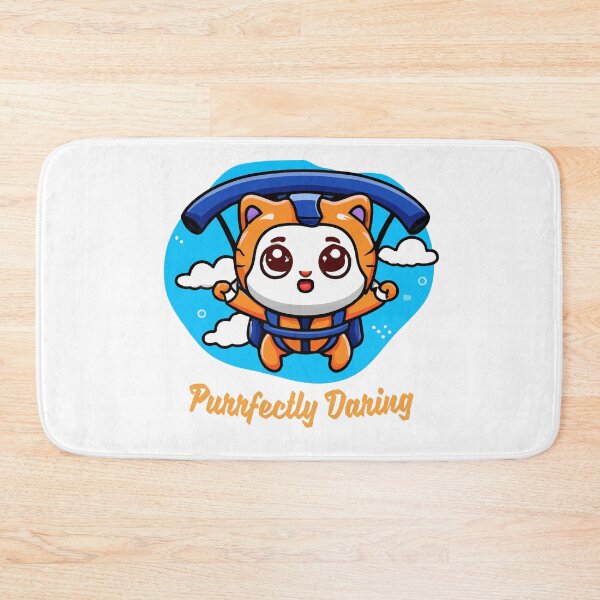 Item preview, Feline Adventure: Purrfectly Daring Cat Goes Skydiving designed and sold by Colorful Dreams.
