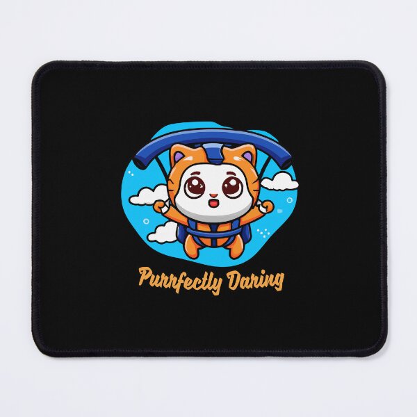 Item preview, Feline Adventure: Purrfectly Daring Cat Goes Skydiving designed and sold by Colorful Dreams.