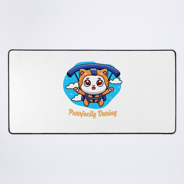 Item preview, Feline Adventure: Purrfectly Daring Cat Goes Skydiving designed and sold by Colorful Dreams.