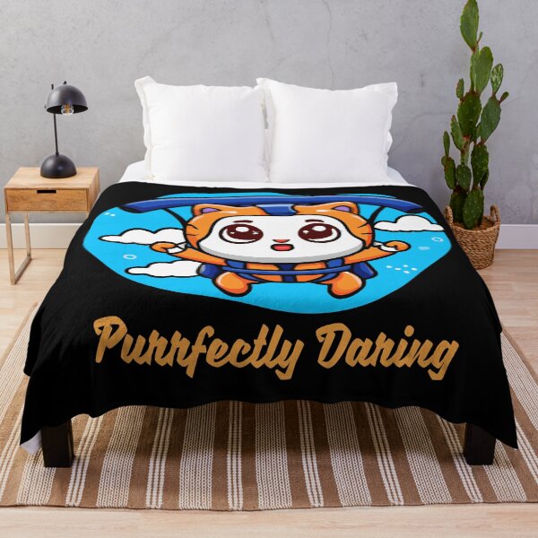 Item preview, Feline Adventure: Purrfectly Daring Cat Goes Skydiving designed and sold by Colorful Dreams.