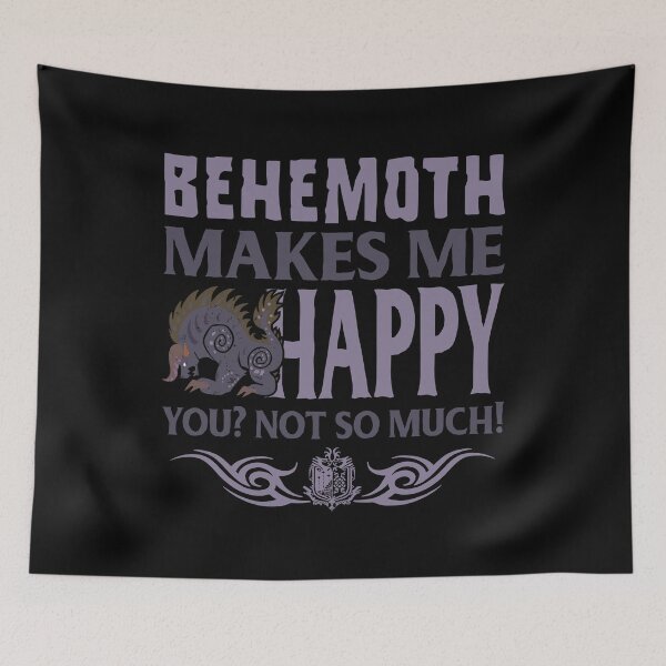 Item preview, BEHEMOTH MAKES ME HAPPY designed and sold by EXION CREW.