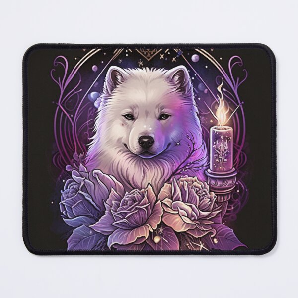 Item preview, Witchy Samoyed designed and sold by Nocturne Paws.