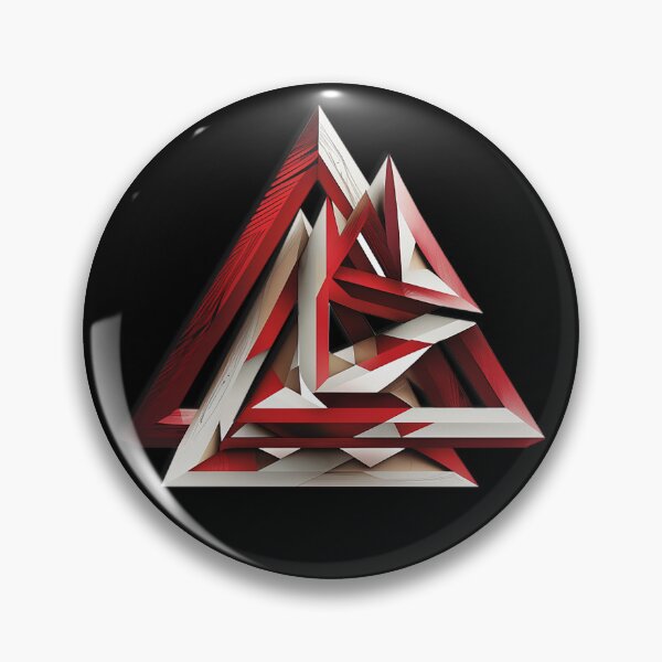 Item preview, Geometric red triangles designed and sold by Geotopica.