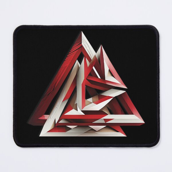 Item preview, Geometric red triangles designed and sold by Geotopica.