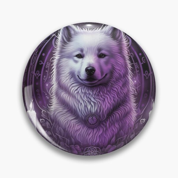 Item preview, Enigmatic Samoyed designed and sold by Nocturne  Paws.