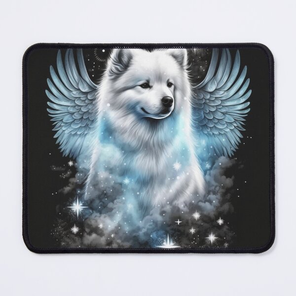 Item preview, Samoyed With Wings designed and sold by Nocturne Paws.
