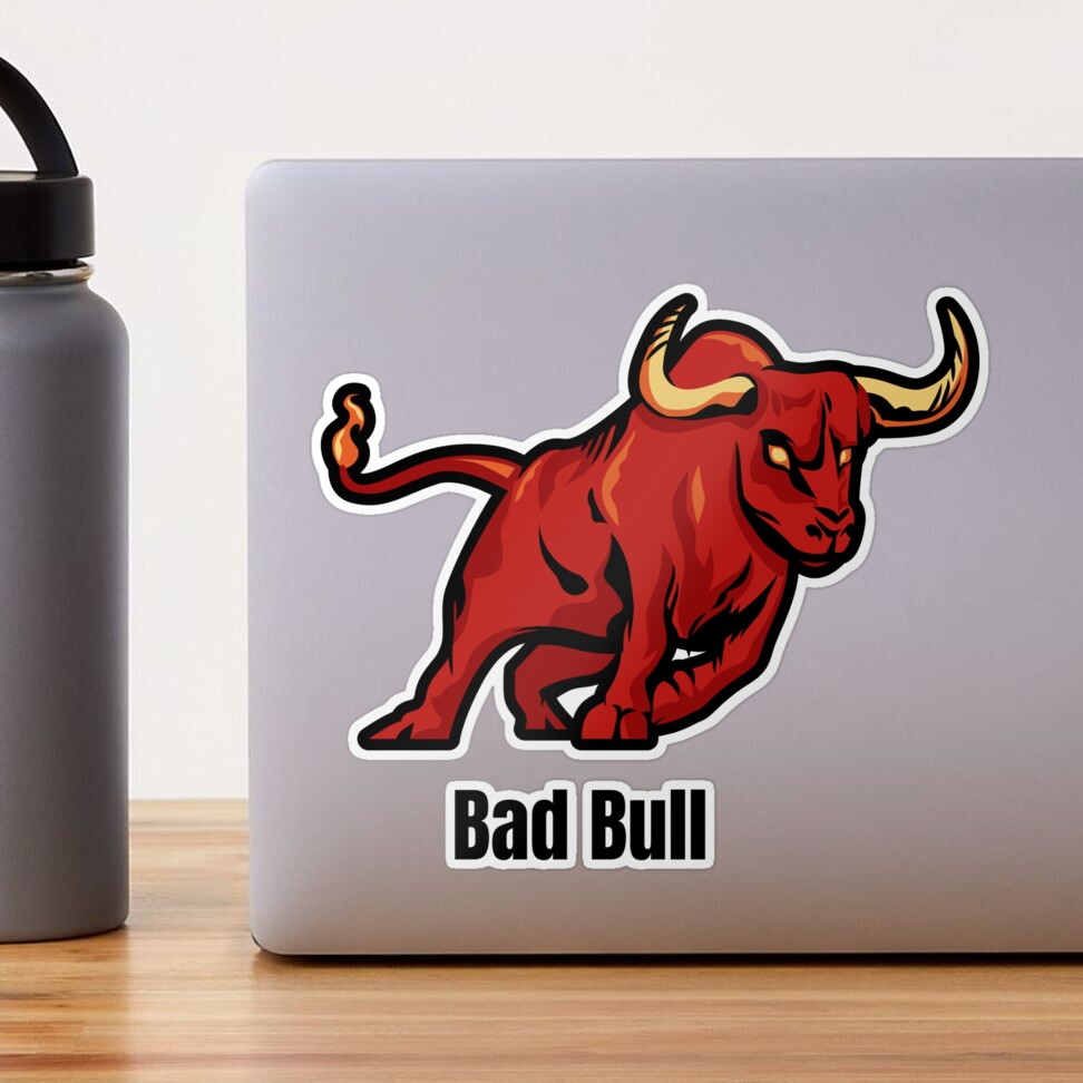 Bad Bull;  Sticker for Sale by StickerApe