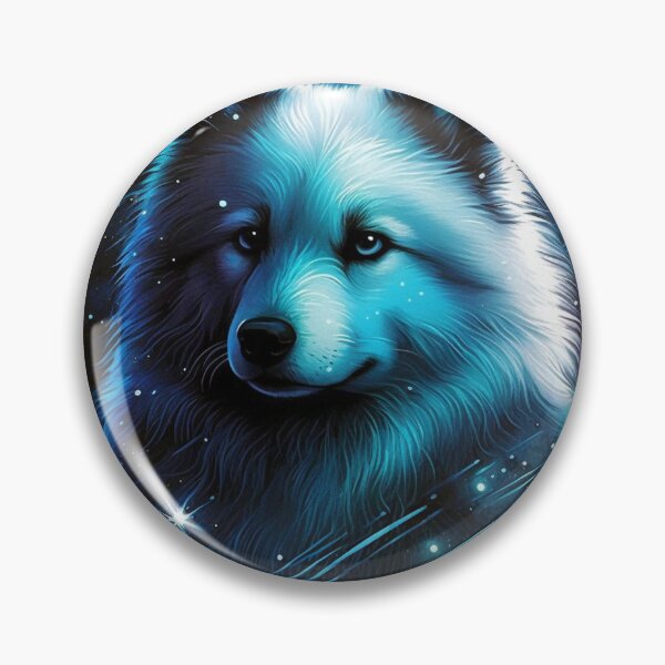 Item preview, Shiny Blue Samoyed designed and sold by Nocturne  Paws.