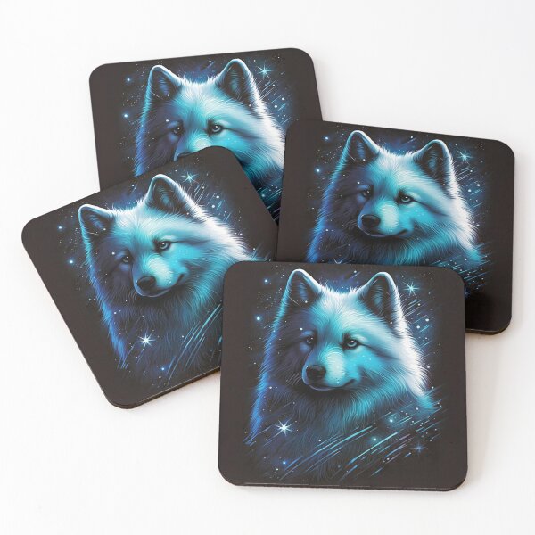 Item preview, Shiny Blue Samoyed designed and sold by Nocturne  Paws.