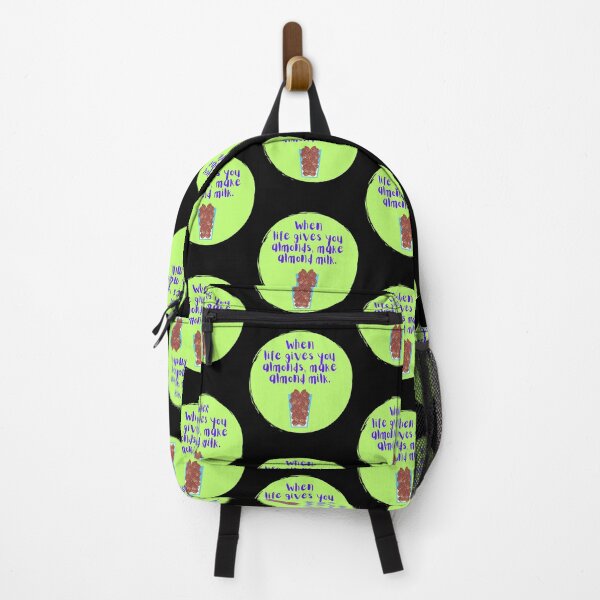 Item preview, When Life Gives You Almonds, Make Almond Milk with Green Circle. Ideal for Dark Backgrounds. designed and sold by Paul Corps.