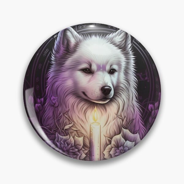 Item preview, Gothic Samoyed designed and sold by Nocturne  Paws.