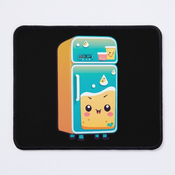 Item preview, Cute Kawaii Funny Cartoon Fridge designed and sold by Giggl'n Gopher.