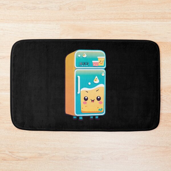 Item preview, Cute Kawaii Funny Cartoon Fridge designed and sold by Giggl'n Gopher.