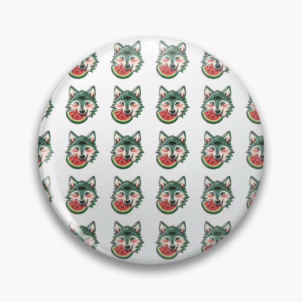 Item preview, Wolf Eating A Watermelon Pattern designed and sold by PatternBestFan.