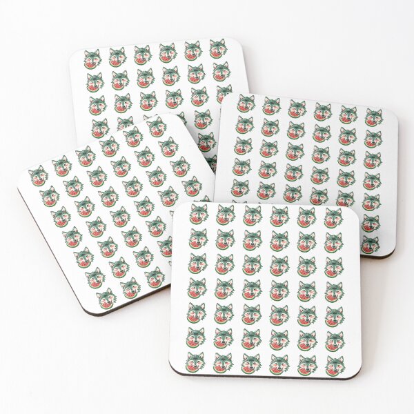 Item preview, Wolf Eating A Watermelon Pattern designed and sold by PatternBestFan.