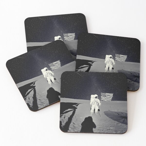 Item preview, Astronaut Edgar D. Mitchell, lunar module pilot for the Apollo 14 - black and white designed and sold by trendistudio.