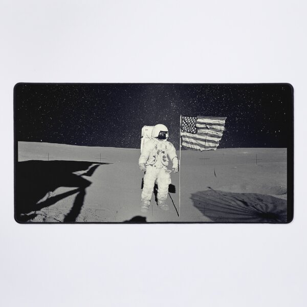 Item preview, Astronaut Edgar D. Mitchell, lunar module pilot for the Apollo 14 - black and white designed and sold by trendistudio.